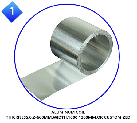 China Supplier of 0.3mm 0.4mm 0.5mm 0.6mm 0.8mm 1.0mm Aluminum Sheet Roll Coil A1050 1060 1100 3003 3105 5005 5052 5083 6061 7005 7075